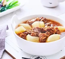 Stewed Beef Brisket with Radish