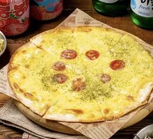 Korean Cheese Pizza Flatbread