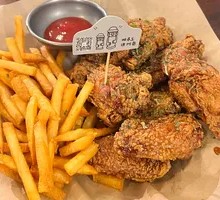 Fried Chicken Wings and Thighs