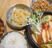 Kimchi Tofu Rice Soup