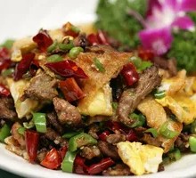 Shaped Pork with Soft-Boiled Egg Rice