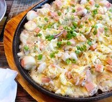 Pan-Seared Seafood Egg Casserole