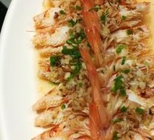 Steamed Shrimp with Garlic