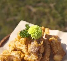 Tender Crispy Three Mushroom Fritters