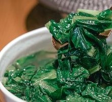 Chicken Soup with Bitter Mustard Greens