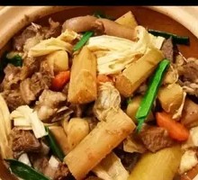 Fried Tofu Skin and Lamb Stew