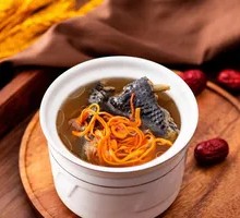 Bird's Nest Mushroom Chicken Soup