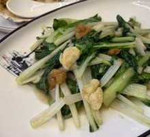 Pork Lard Crumbs with Baby Bok Choy