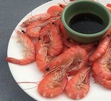 Boiled Fresh Sea Shrimp