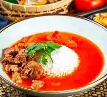 Tomato Beef Rice Bowl