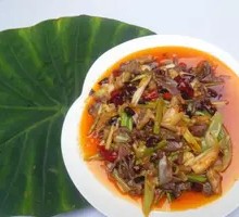 Pickled Pepper Duck Offal Stir-fry