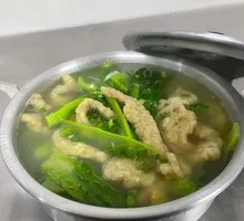 Fried Pork Meat Soup
