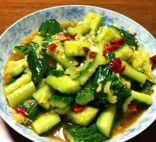 Sesame Oil Cucumber