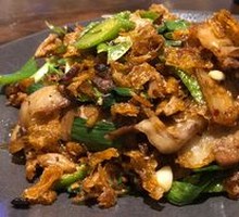 Salted Vegetable Stir-fry with Pork