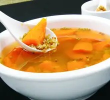 Pumpkin and Mung Bean Soup