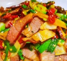 Bok Choy Stir-Fried with Preserved Pork