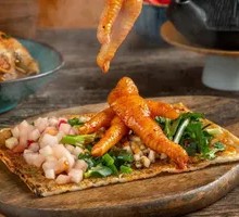 Sweet Potato Skin Wrapped Boneless Chicken Feet