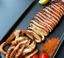Charcoal-grilled Argentine Squid