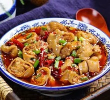 Dry Pot Intestines and Squid