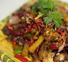 Dry Pot Spare Ribs with Intestines