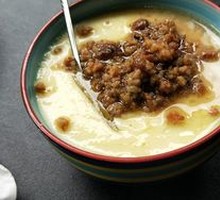 Sautéed Meat and Egg Custard