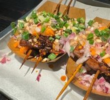 Grilled Pork Kidney Slices