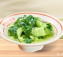 Garlic Cucumber in Sesame Oil