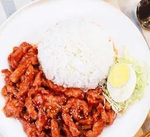 Sweet and Sour Pork Rice Bowl