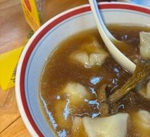 Chicken and Chicken Mushroom Dumpling Soup