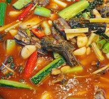 Green Pepper Eel Stir-fry