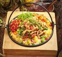 Tengjiao Pork Shreds with Potato Rice