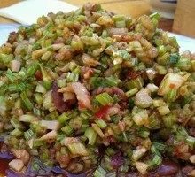 Stewed Pork with Celery Rice