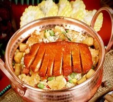 New Orleans Chicken Cutlet Rice with Crispy Potato