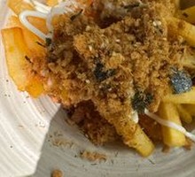Salted Egg Yolk Pork Rind French Fries