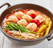 Pickled Chili Shrimp Dumpling Rice Noodles