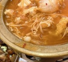 Crispy Pork and Kimchi Hot Pot