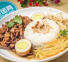 Braised Pork and Chicken Leg Rice