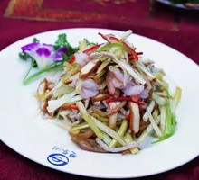 Medlar Flower and Tofu Skin Salad