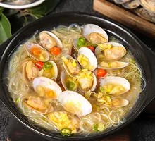 Stir-Fried Clams with Garlic and Vermicelli