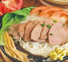 Three Delicacies Pork Liver Rice Noodles