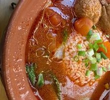 Tomato Meatball Soup Rice