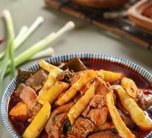 Spicy Bamboo Shoots and Beef Offal
