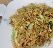 鸡蛋牛肉炒米粉