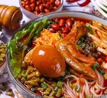 Marinated Egg, Duck Feet, and Snail Noodles