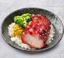 Honey-glazed BBQ Pork Rice