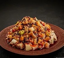 Spicy Rabbit Cubes in Red Oil