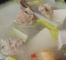 Sour Pork and Mixed Vegetable Soup (Small Bowl)