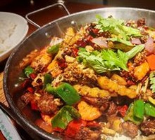 Dry Pot Pork Ribs and Chicken