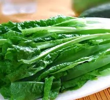 Garlic-dressed Pea Shoots