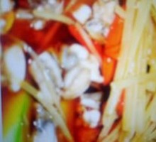 Sliced Ginger and Frog Legs